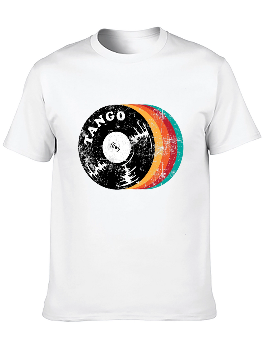Tango Retro Record Graphic T-Shirt