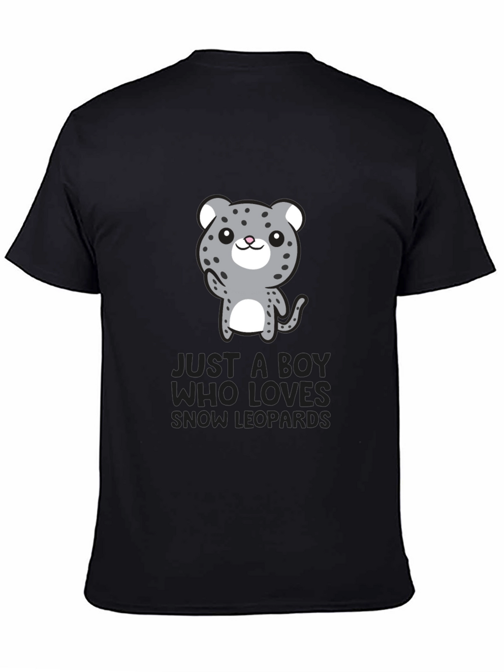 Snow Leopard Lover Tee - Cute Animal Graphic T-Shirt