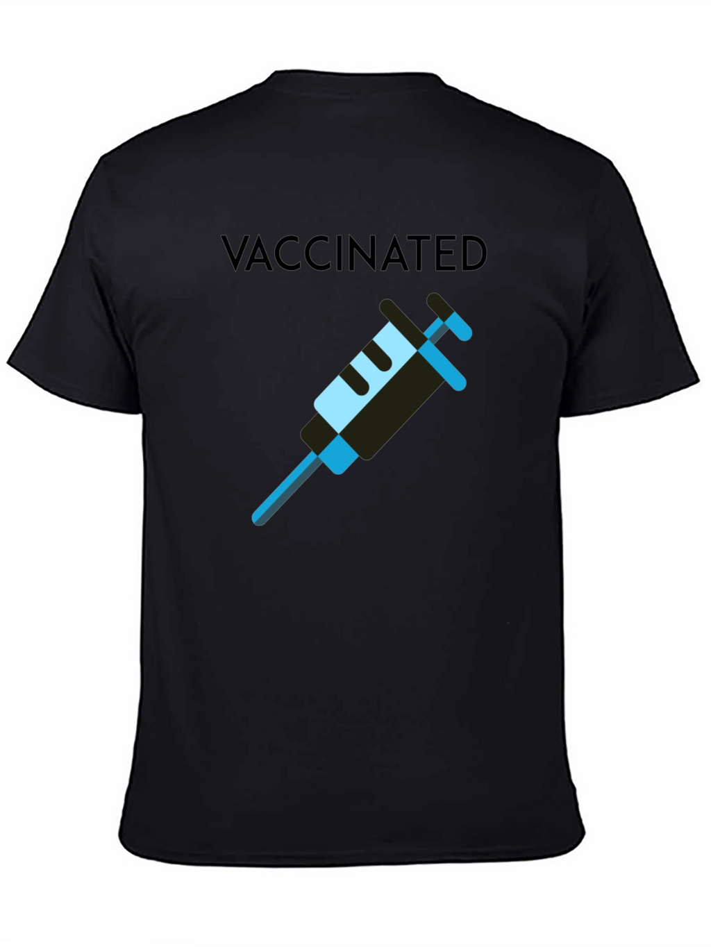 Vaccinated T-Shirt - Modern Style - Cotton Blend