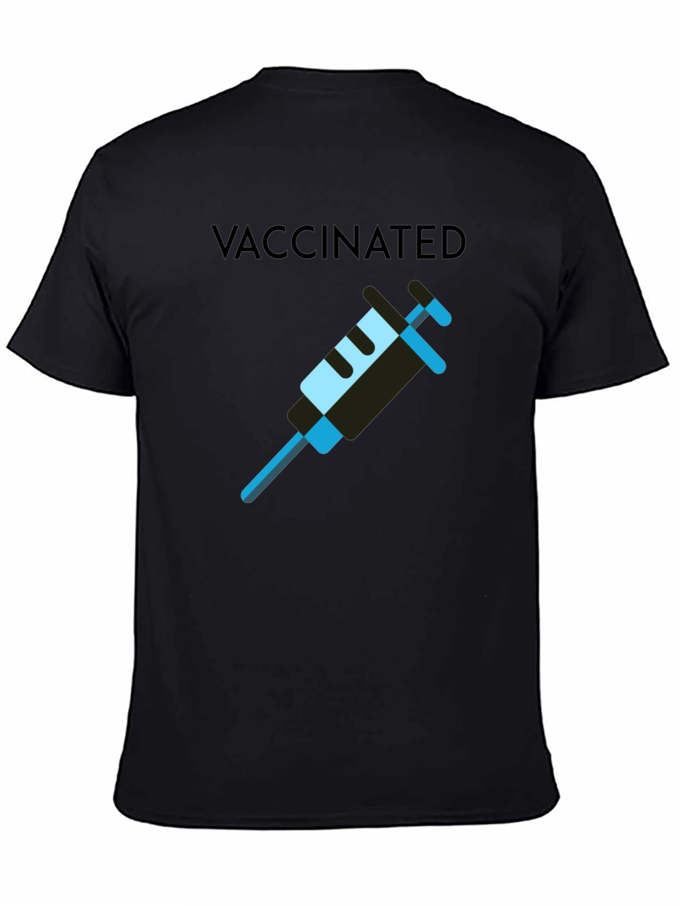 Vaccinated T-Shirt - Modern Style - Cotton Blend