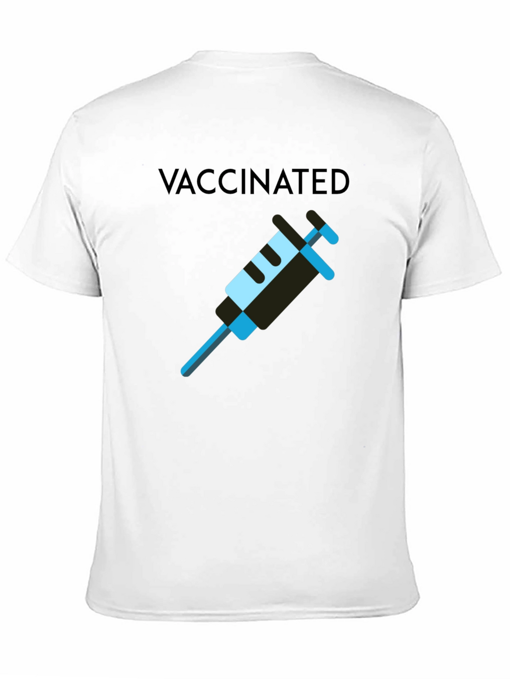 Vaccinated T-Shirt - Modern Style - Cotton Blend