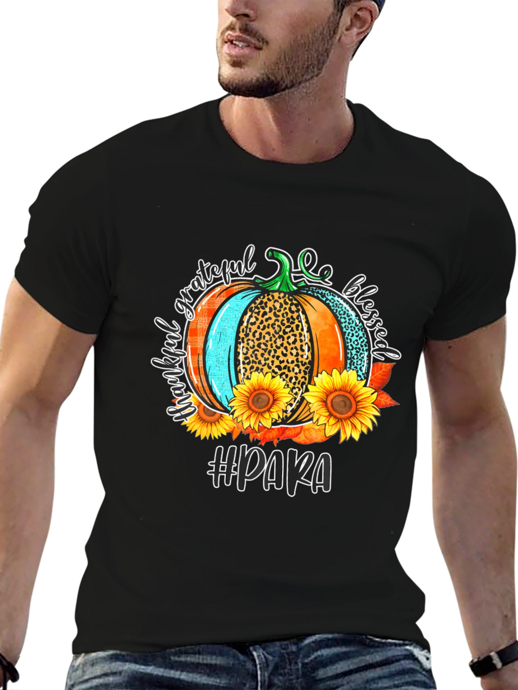 Thankful Blessed Pumpkin Unisex T-Shirt