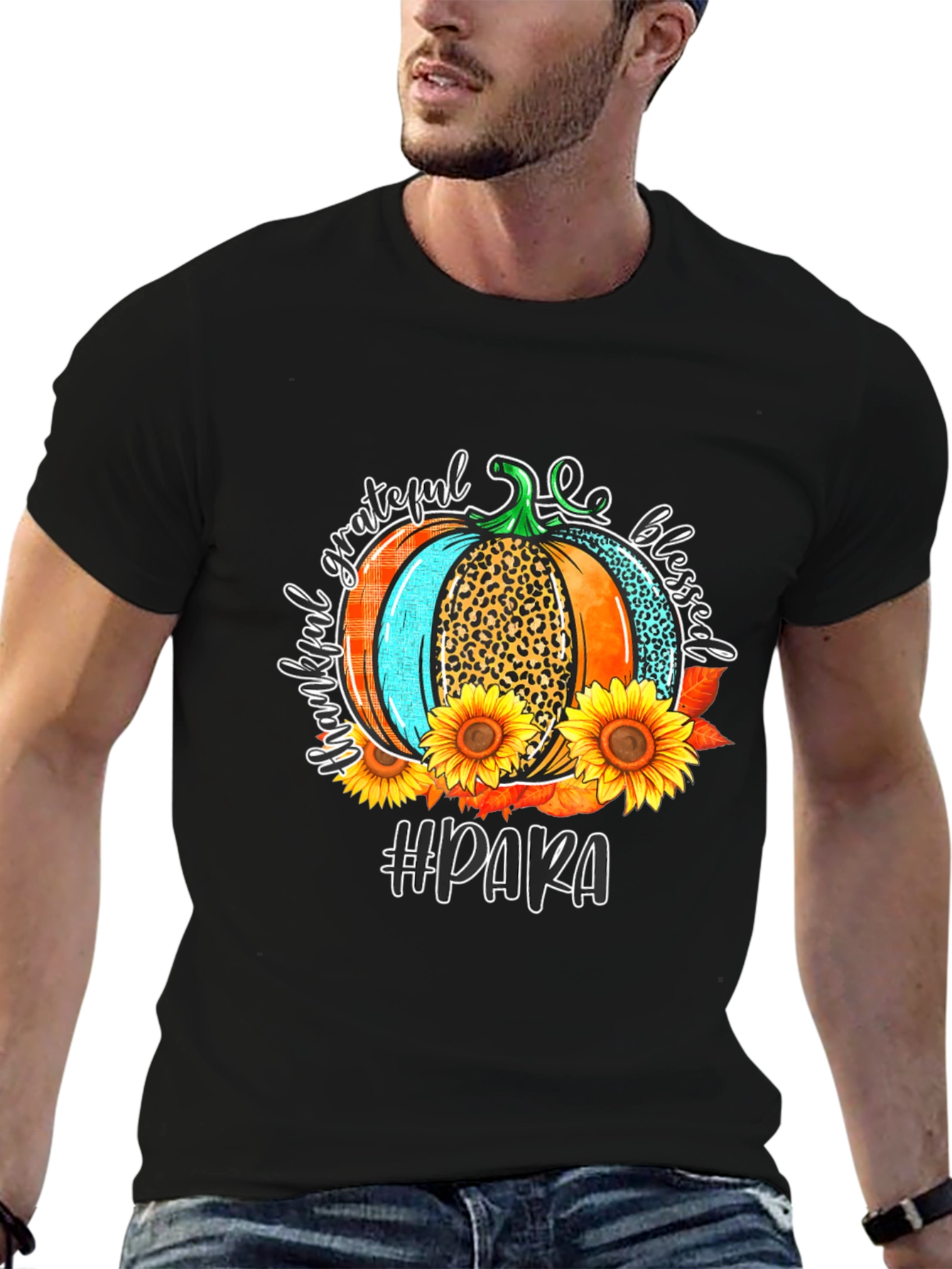 Thankful Blessed Pumpkin Unisex T-Shirt