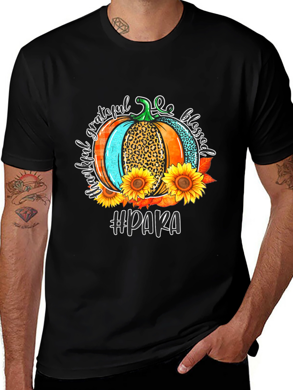 Thankful Blessed Pumpkin Unisex T-Shirt