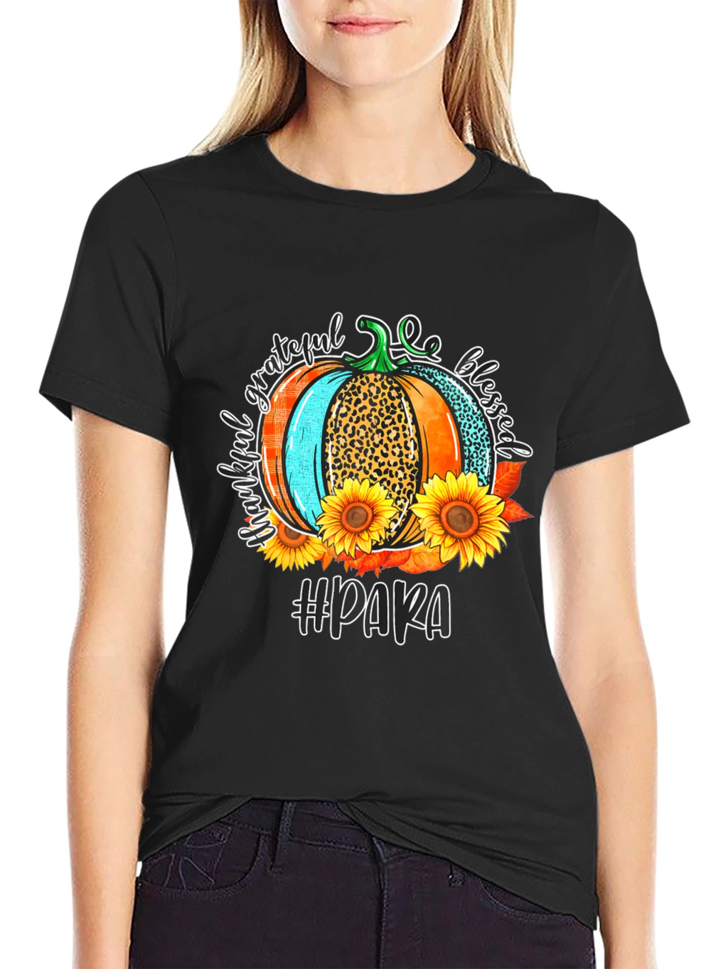 Thankful Blessed Pumpkin Unisex T-Shirt