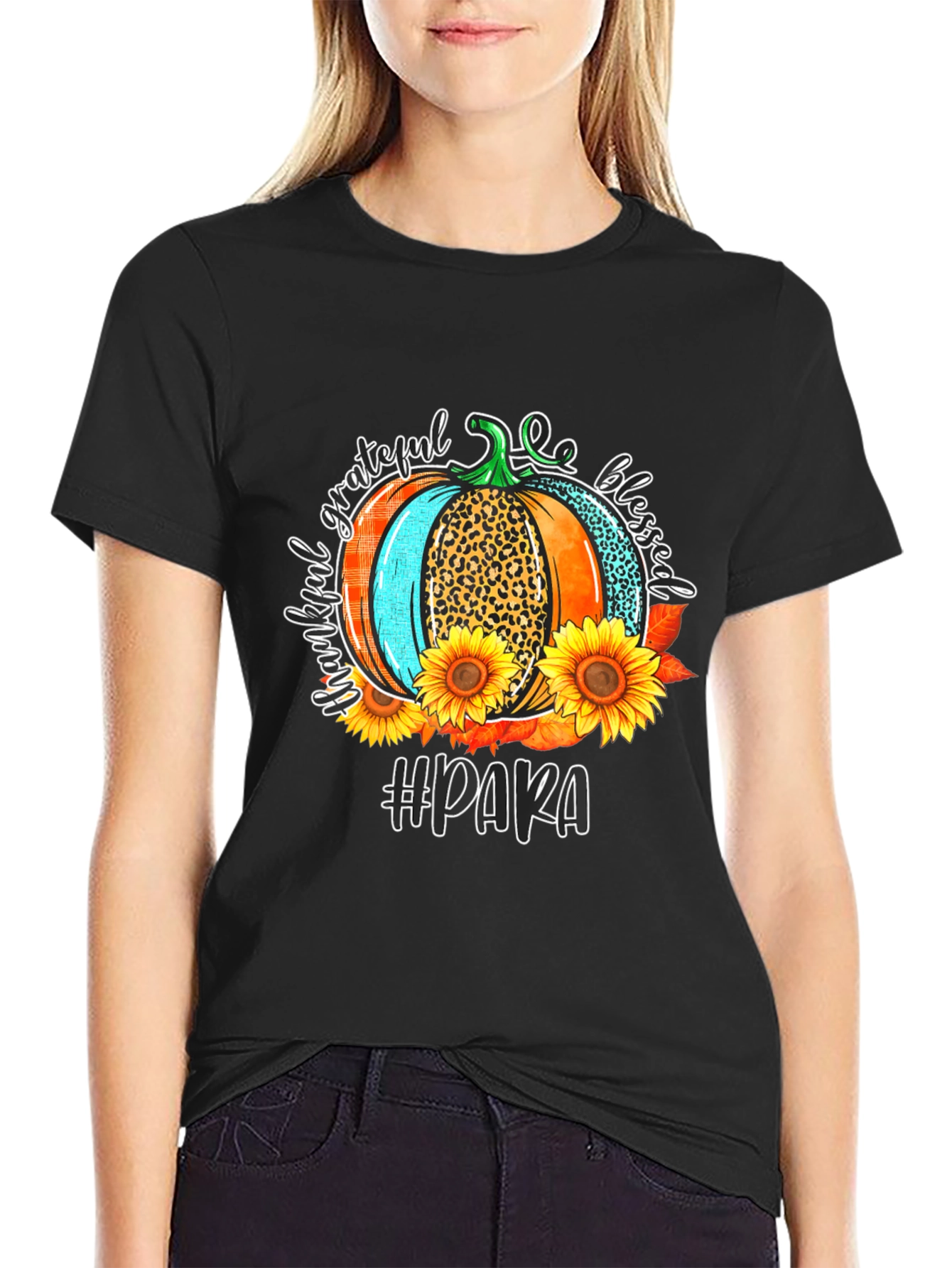 Thankful Blessed Pumpkin Unisex T-Shirt