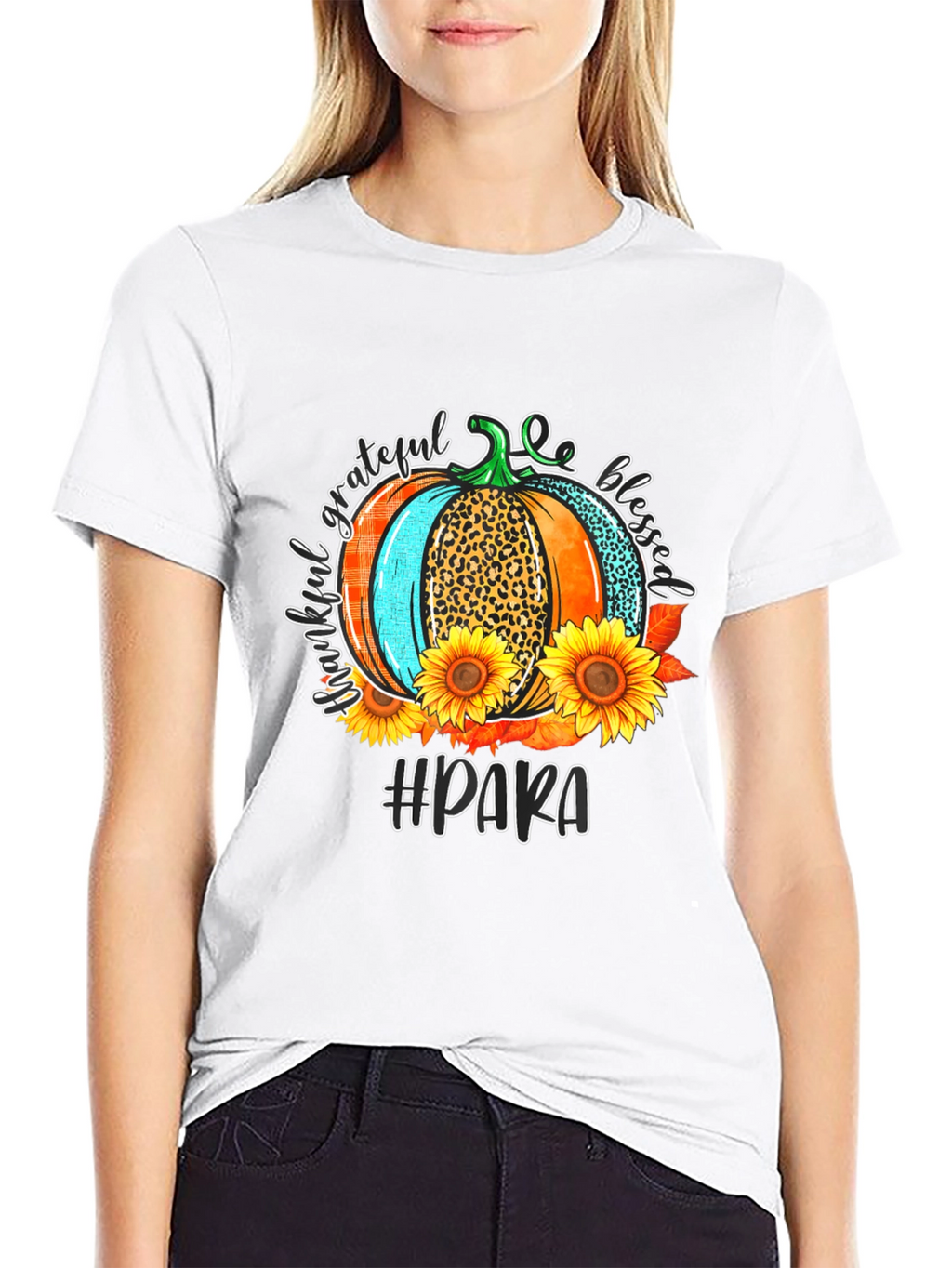Thankful Blessed Pumpkin Unisex T-Shirt