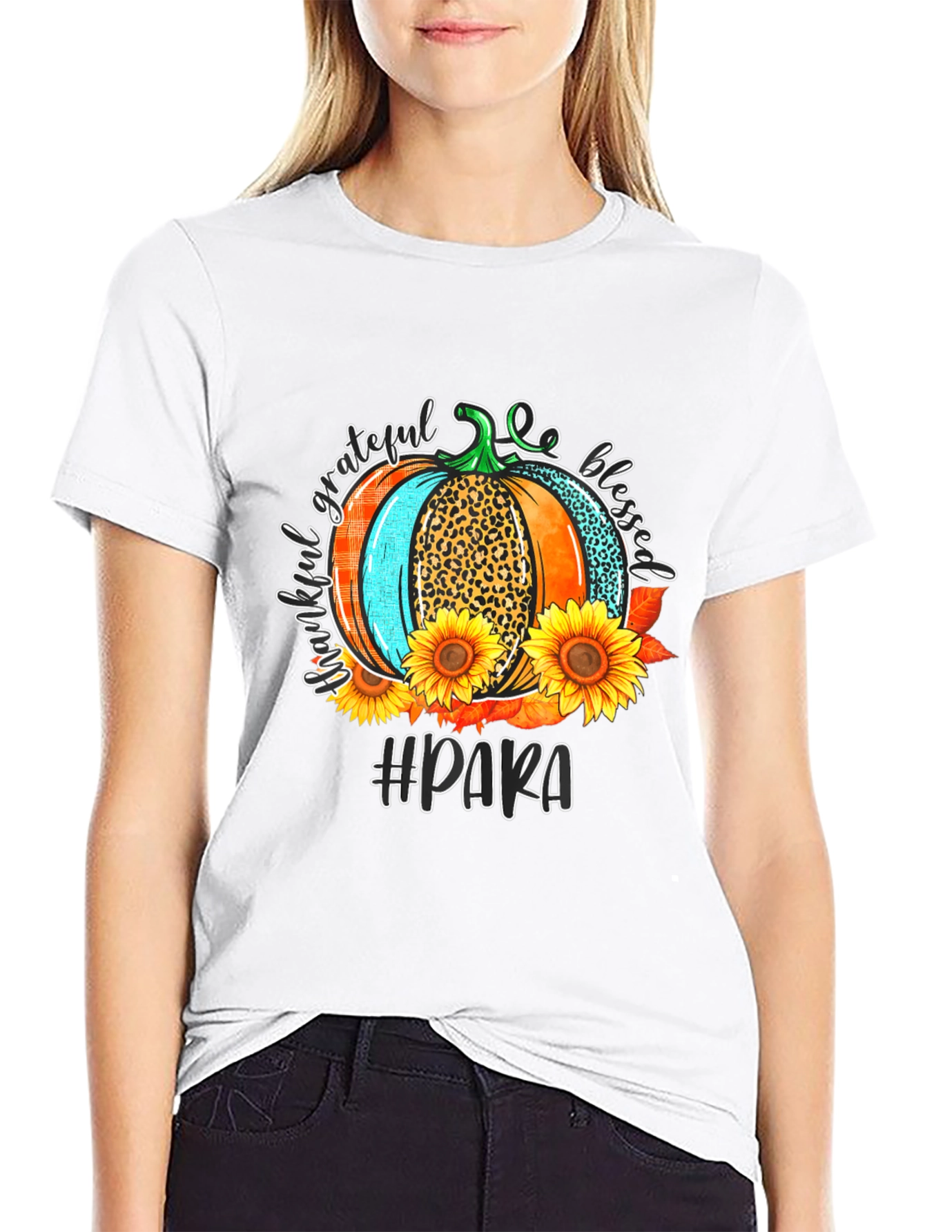 Thankful Blessed Pumpkin Unisex T-Shirt