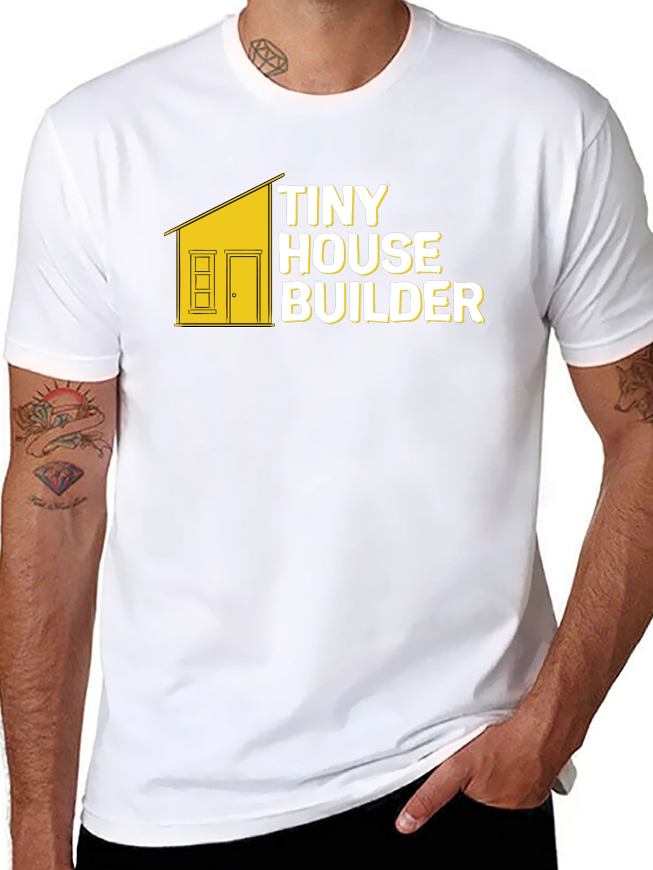 Tiny House Builder T-Shirt - Black