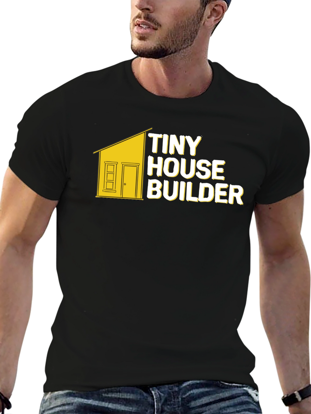 Tiny House Builder T-Shirt - Black