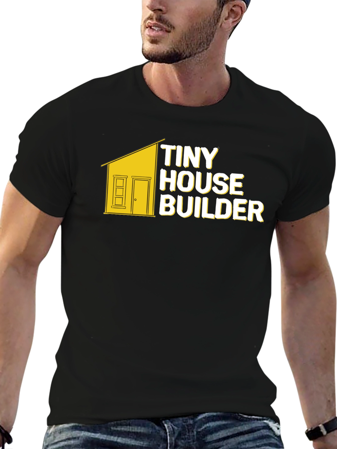 Tiny House Builder T-Shirt - Black