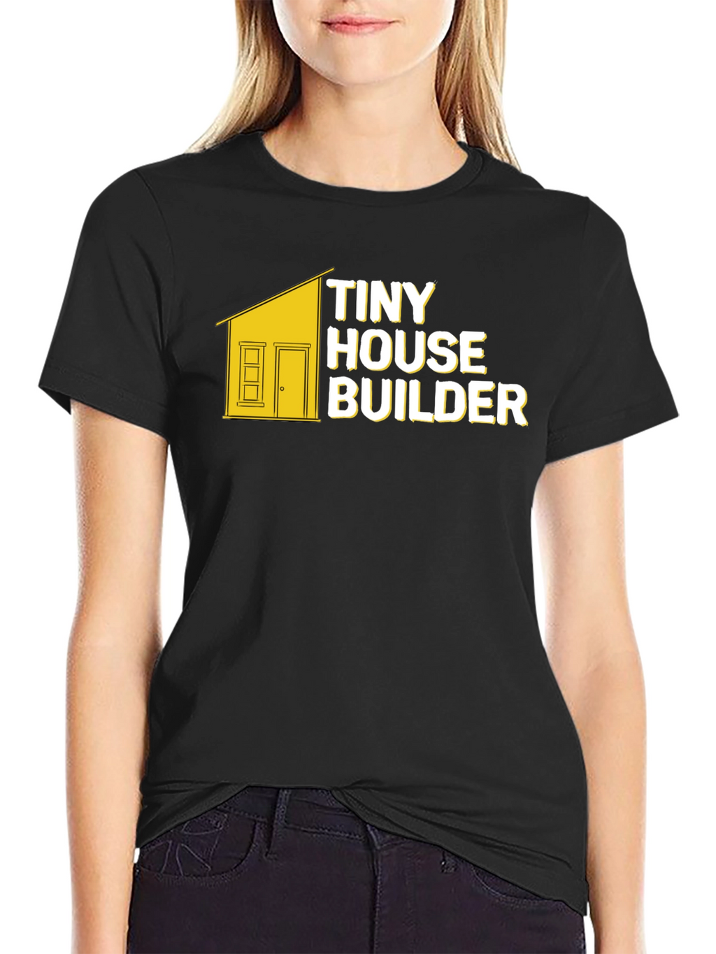 Tiny House Builder T-Shirt - Black