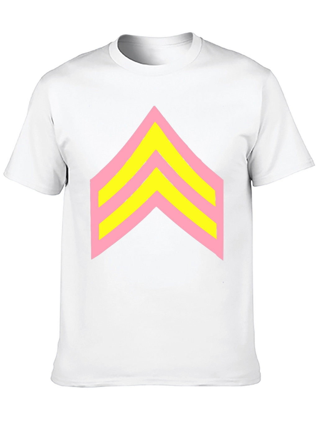 Retro Chevron Graphic Tee - Black