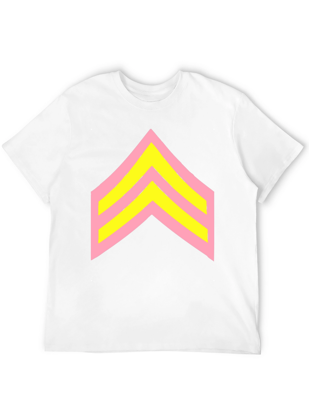 Retro Chevron Graphic Tee - Black