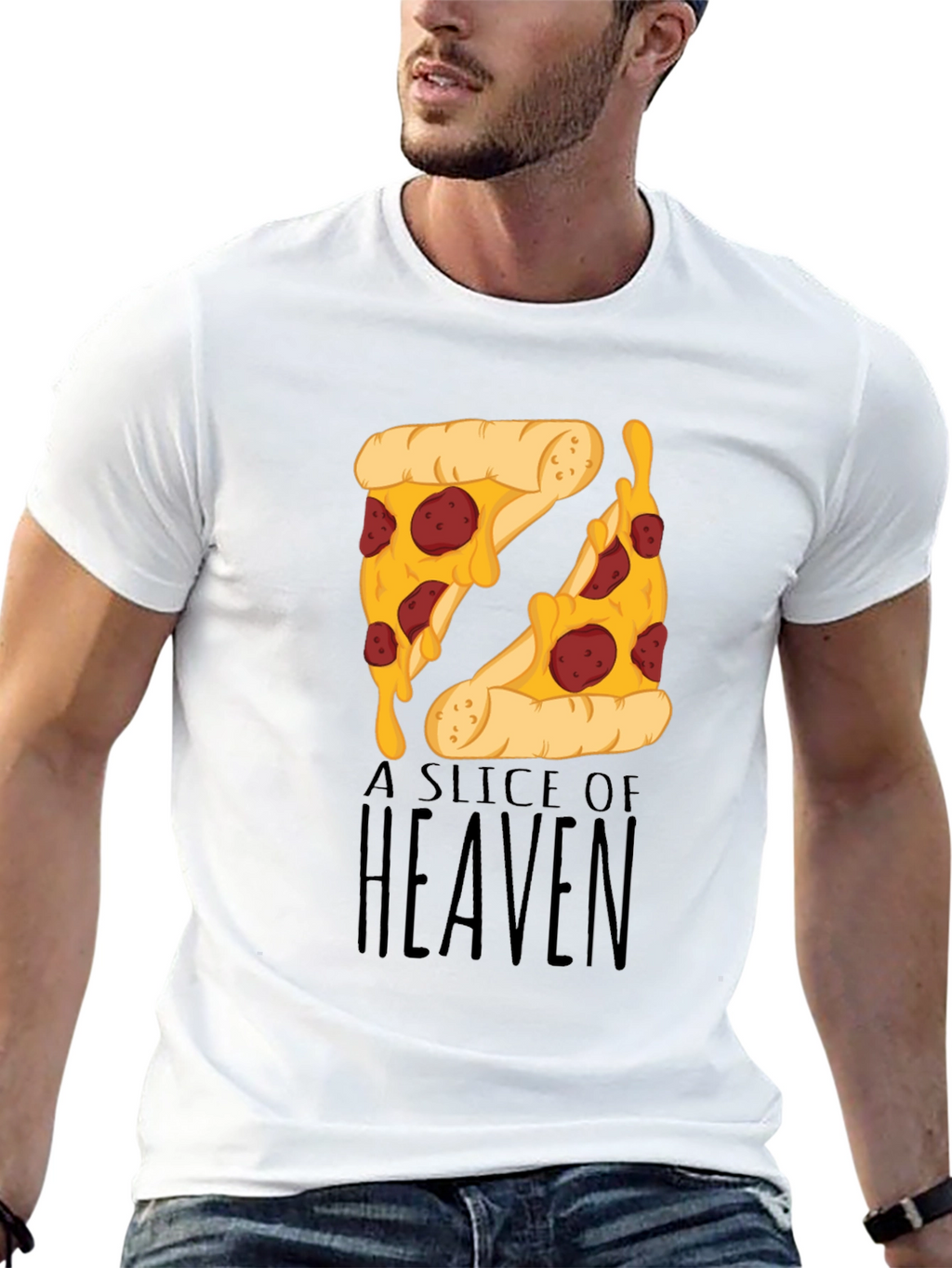 Pizza Slice of Heaven Graphic T-Shirt