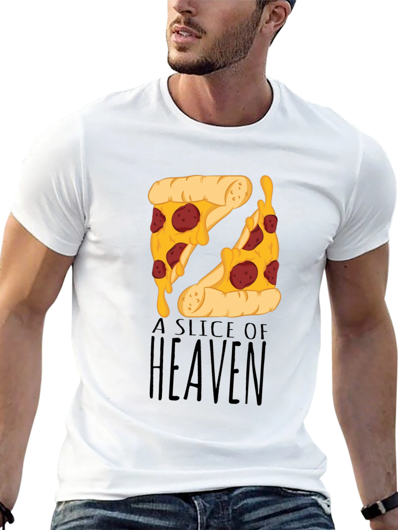 Pizza Slice of Heaven Graphic T-Shirt