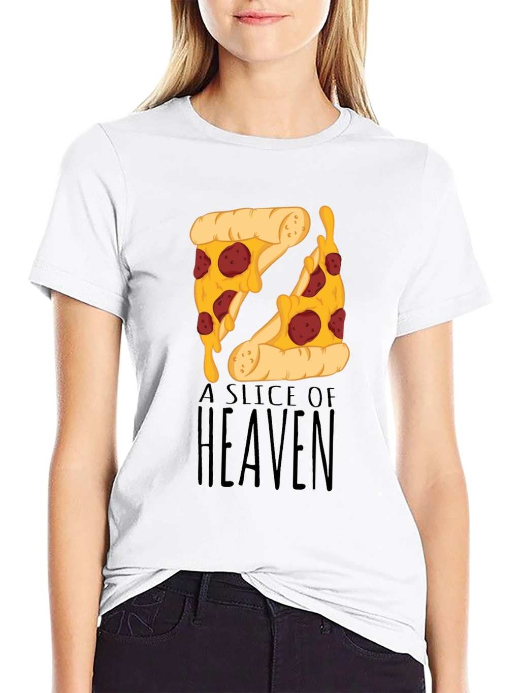 Pizza Slice of Heaven Graphic T-Shirt