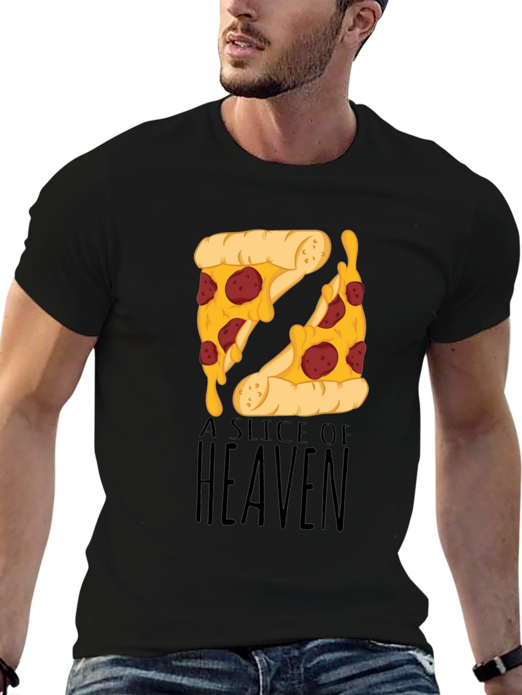 Pizza Slice of Heaven Graphic T-Shirt
