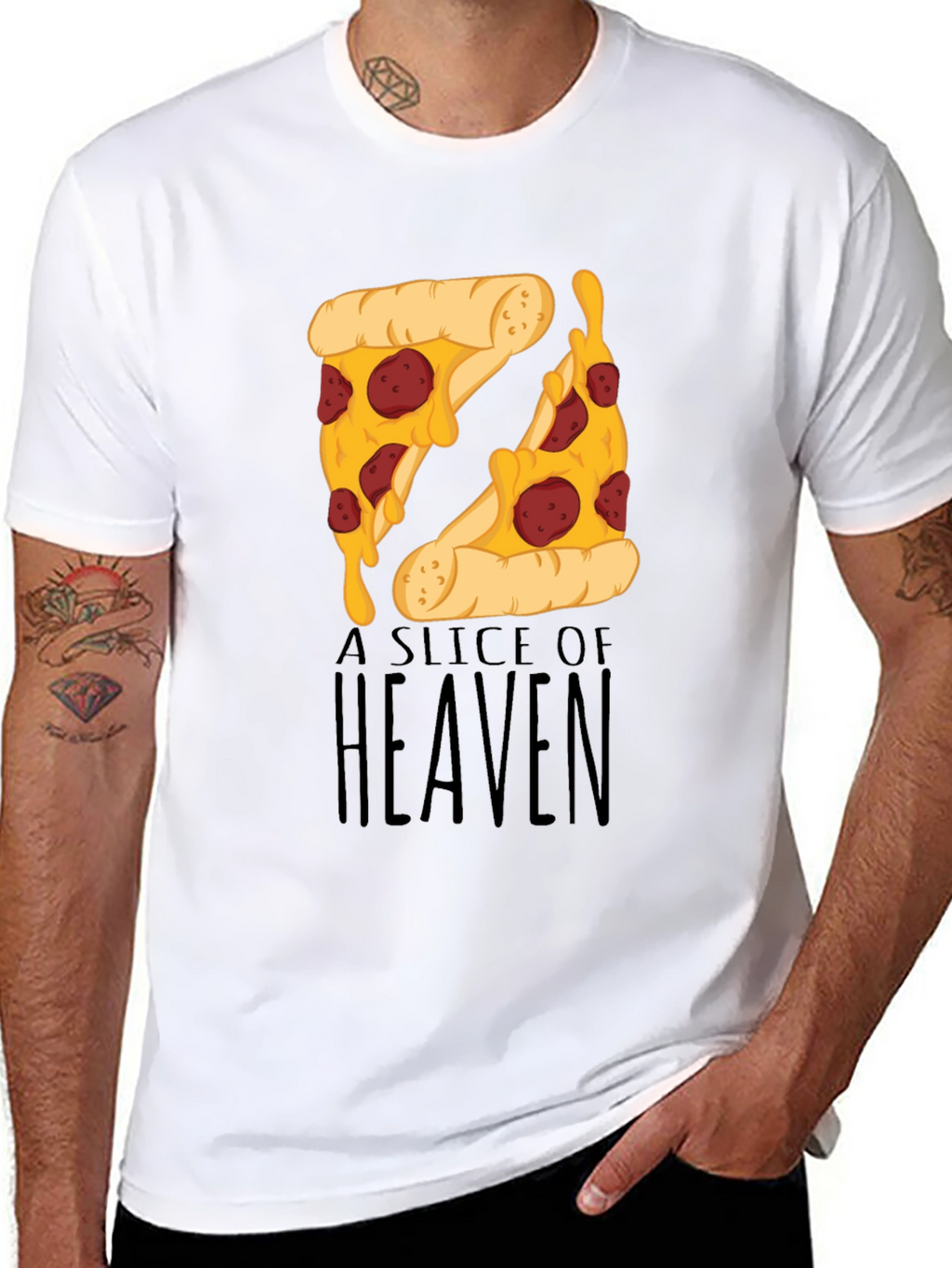 Pizza Slice of Heaven Graphic T-Shirt