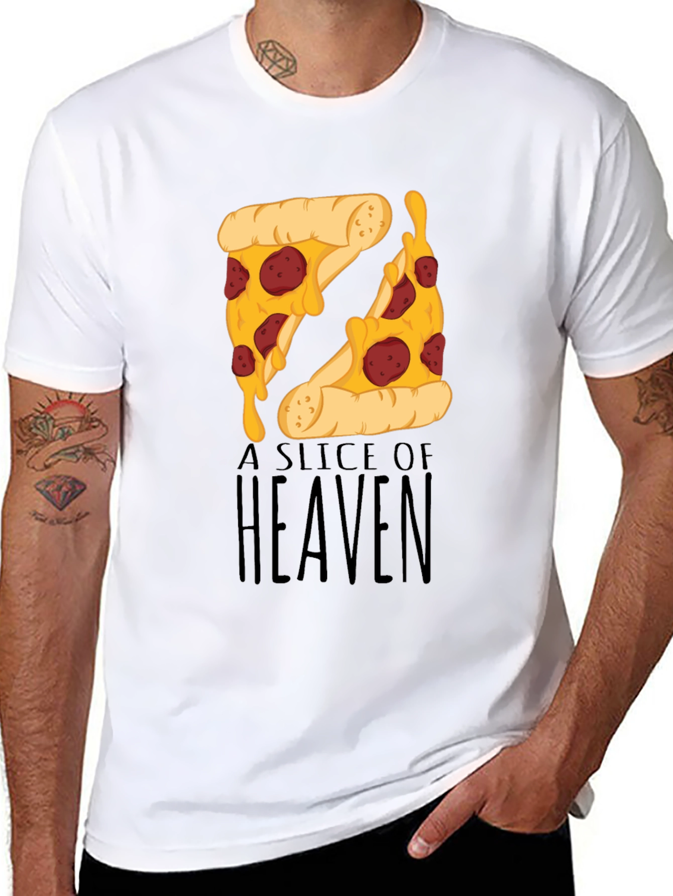 Pizza Slice of Heaven Graphic T-Shirt
