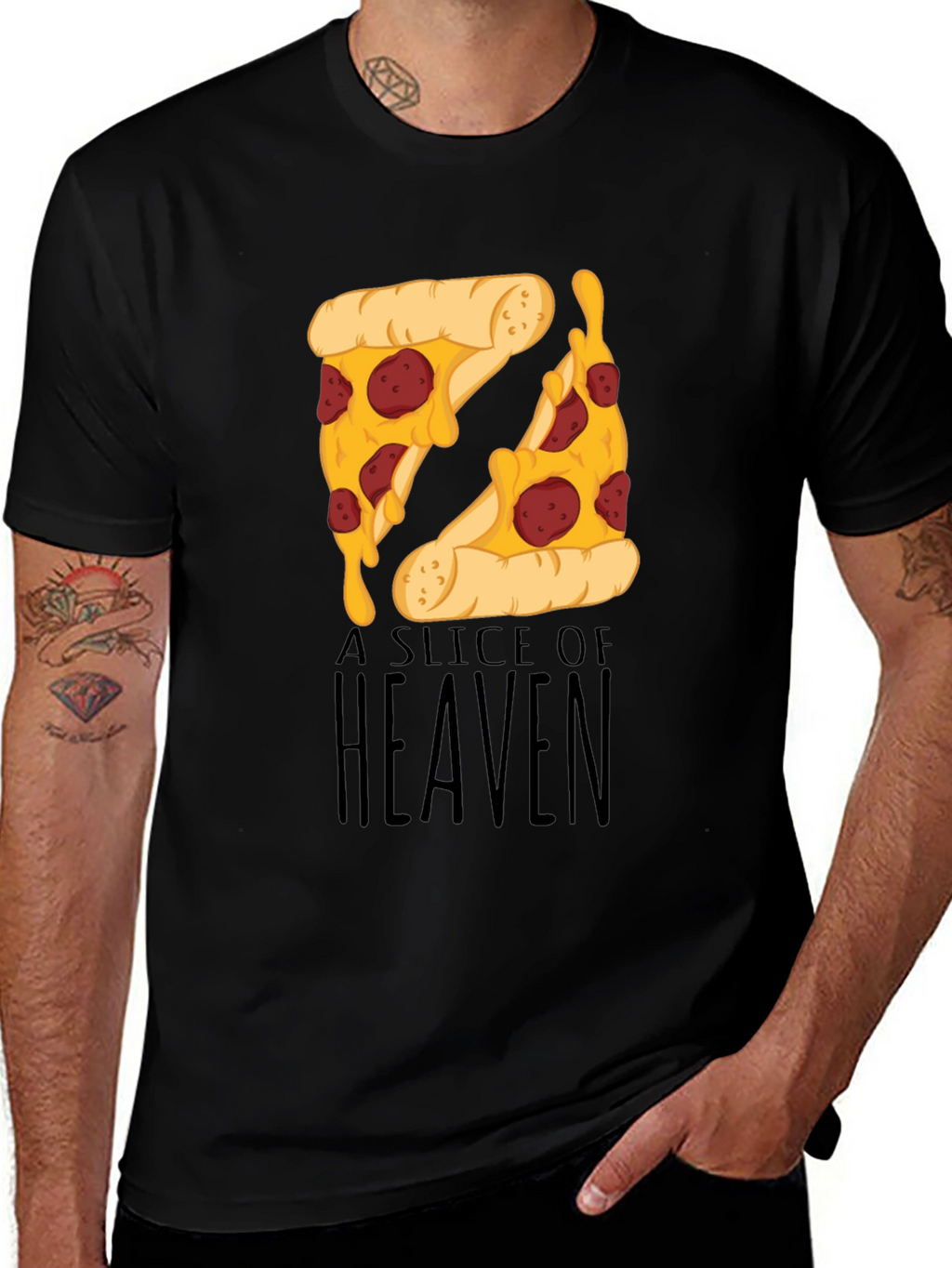 Pizza Slice of Heaven Graphic T-Shirt