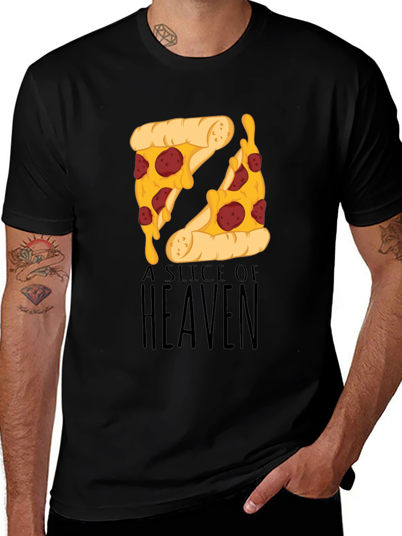 Pizza Slice of Heaven Graphic T-Shirt