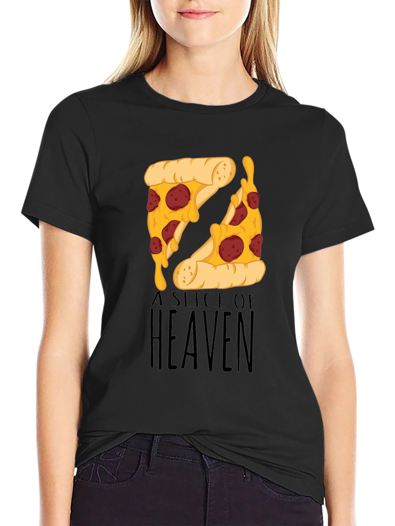 Pizza Slice of Heaven Graphic T-Shirt