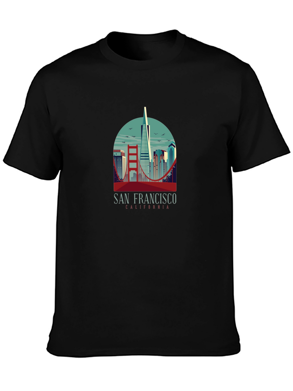 San Francisco Graphic Tee - Black T-Shirt