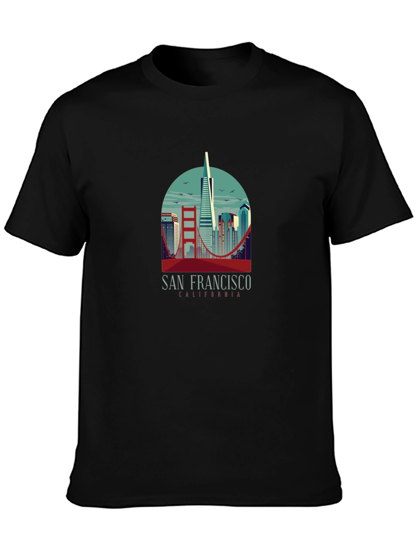 San Francisco Graphic Tee - Black T-Shirt