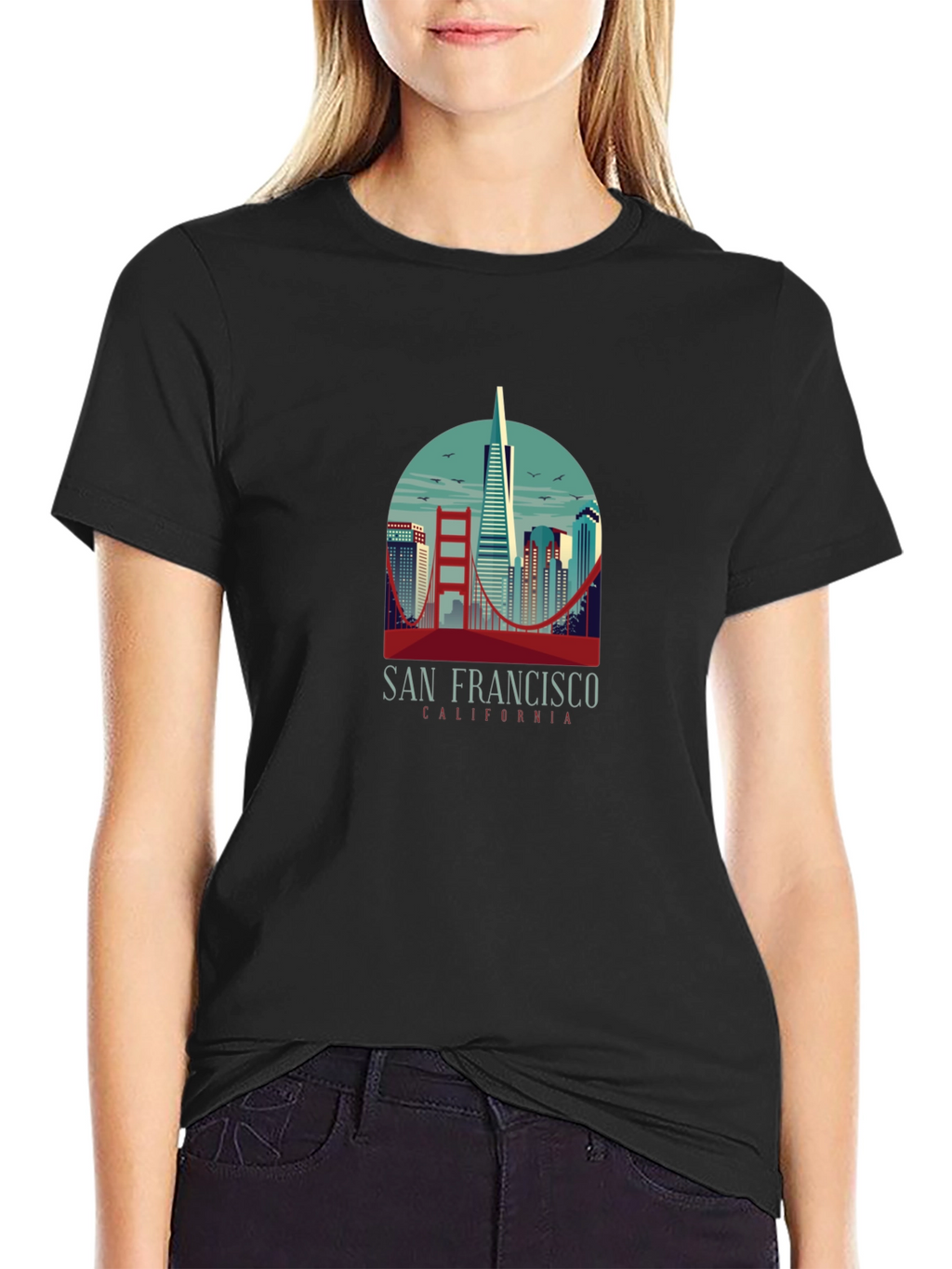 San Francisco Graphic Tee - Black T-Shirt