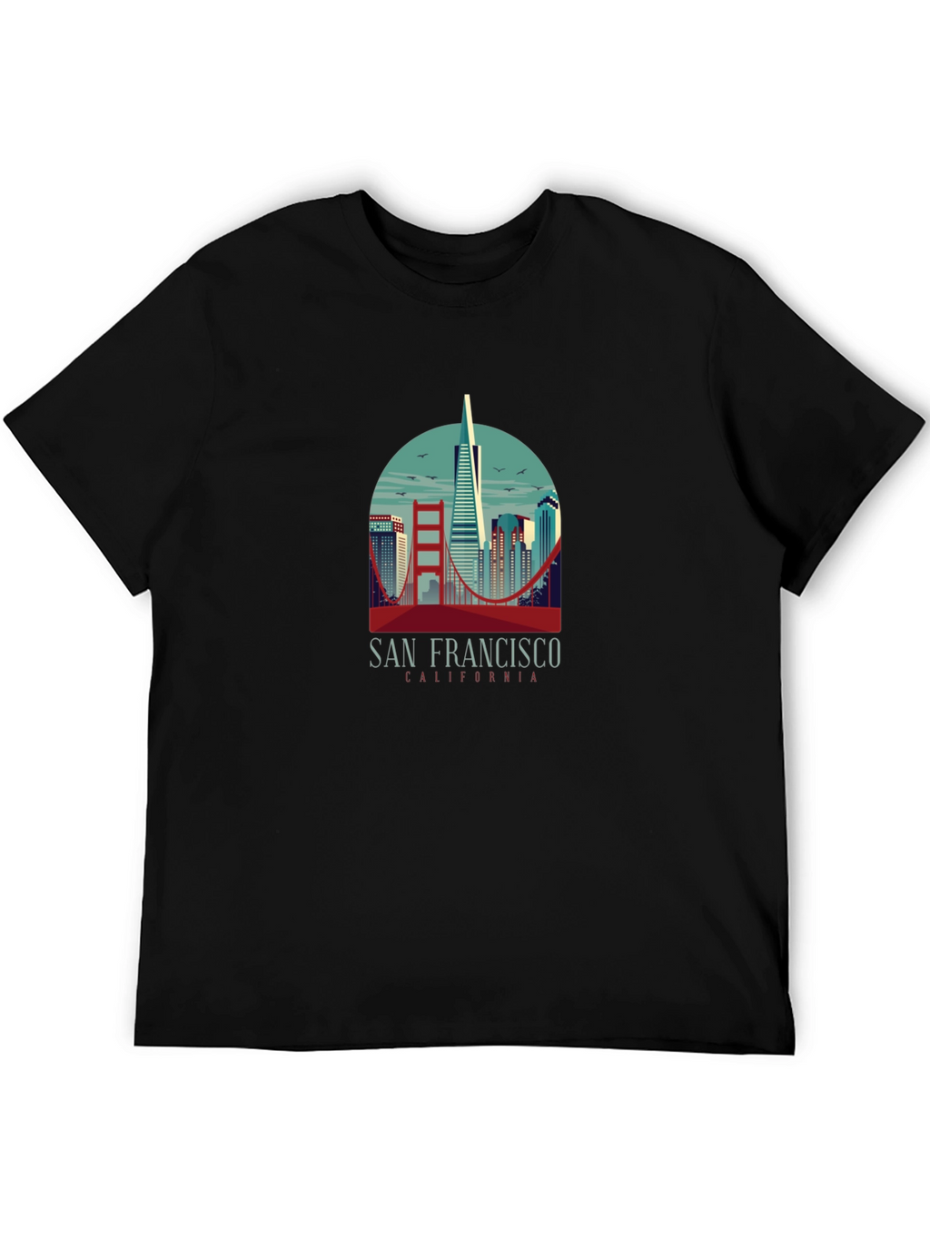 San Francisco Graphic Tee - Black T-Shirt