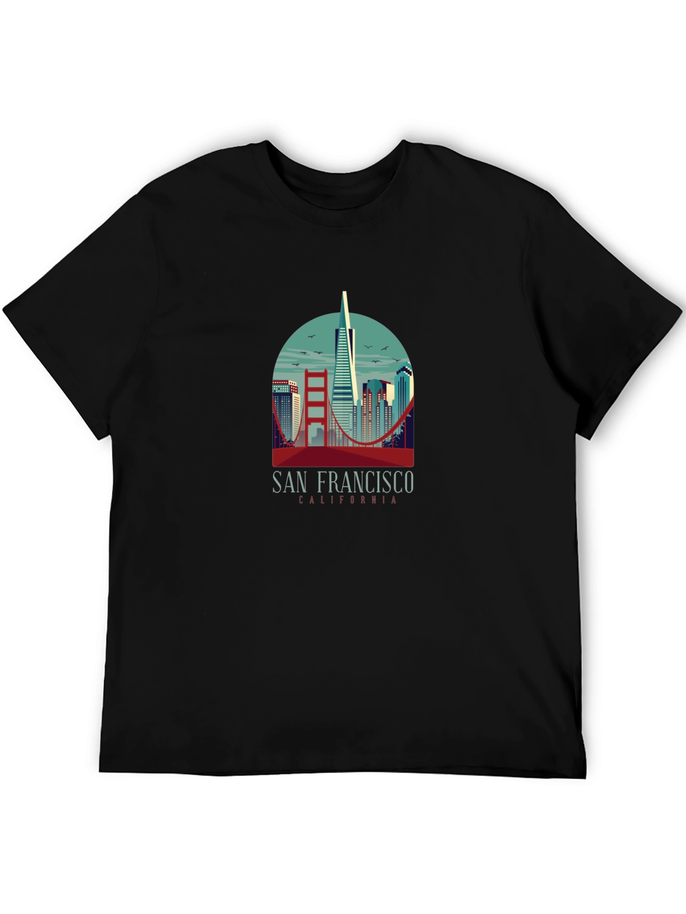 San Francisco Graphic Tee - Black T-Shirt