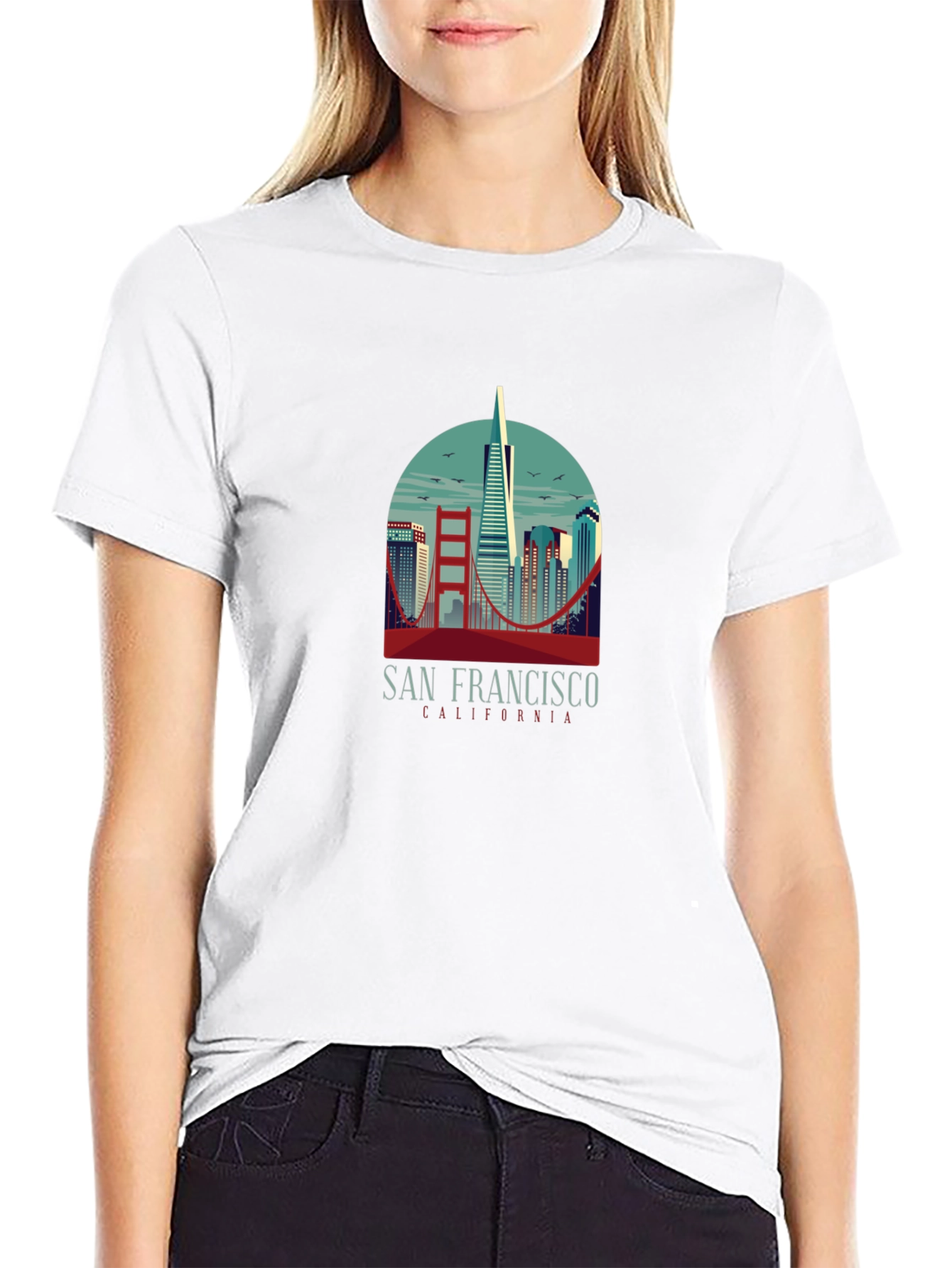 San Francisco Graphic Tee - Black T-Shirt