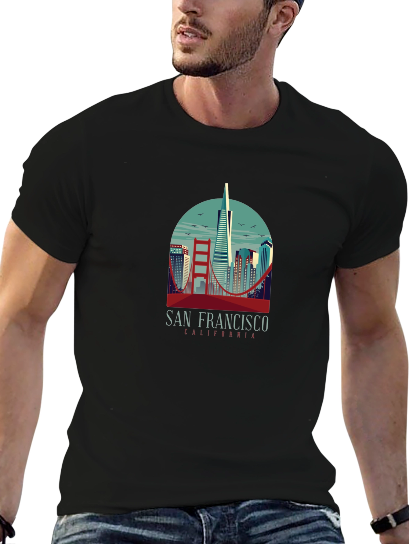 San Francisco Graphic Tee - Black T-Shirt