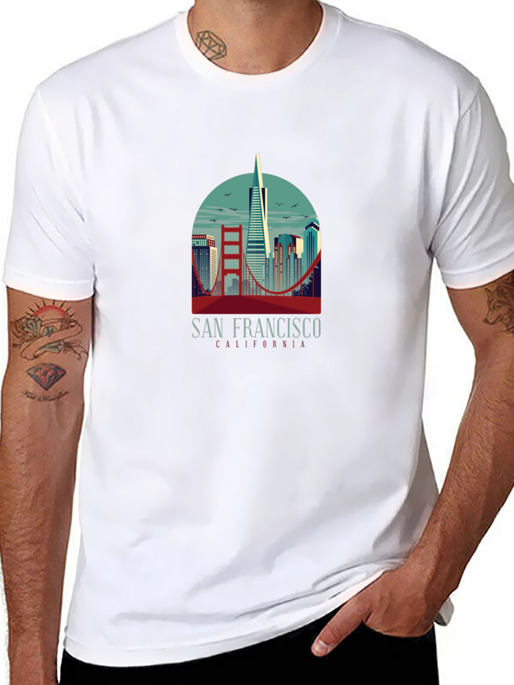San Francisco Graphic Tee - Black T-Shirt