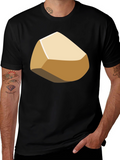Cartoon Rock Graphic T-Shirt