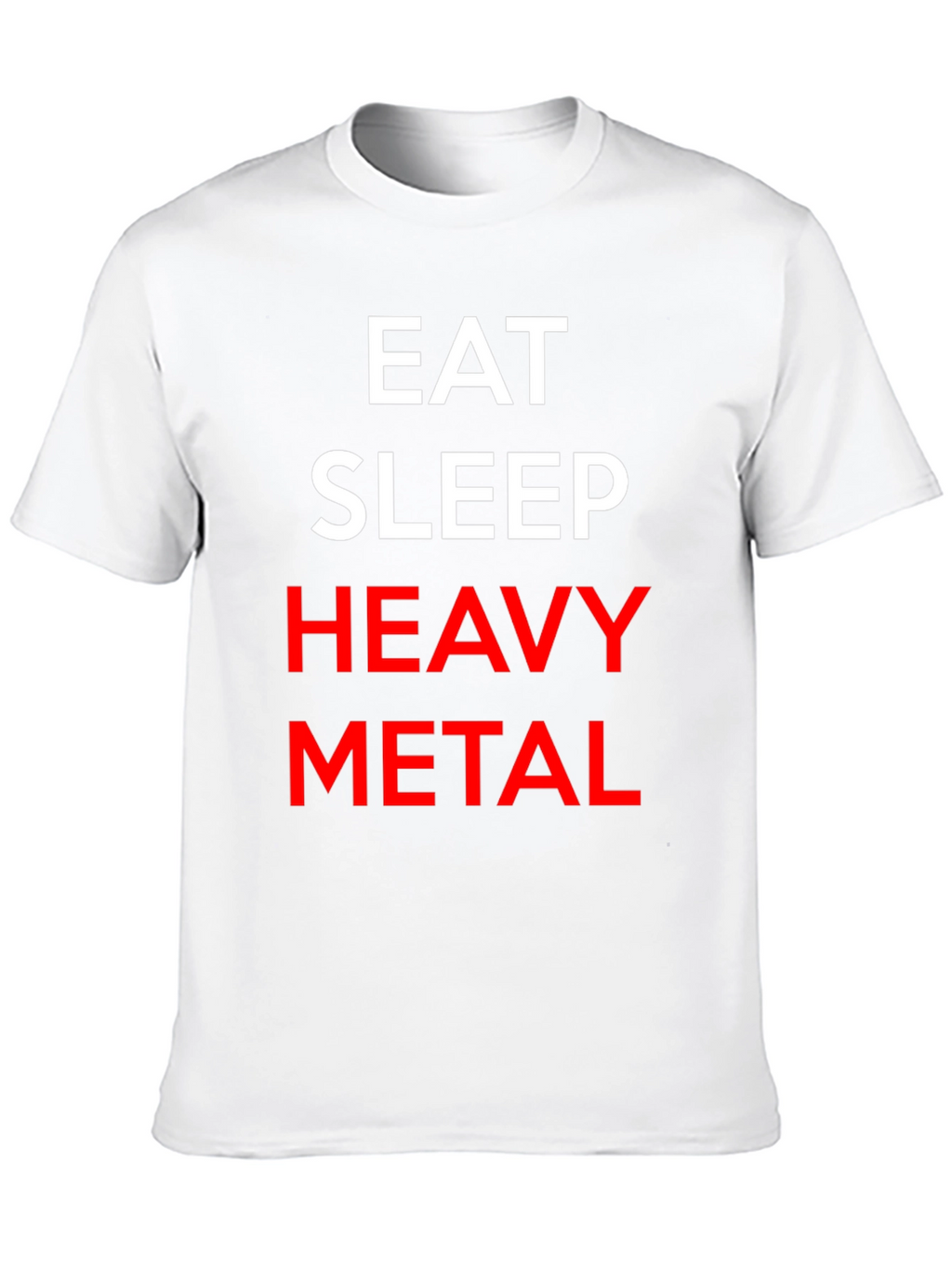 Eat Sleep Heavy Metal Black T-Shirt