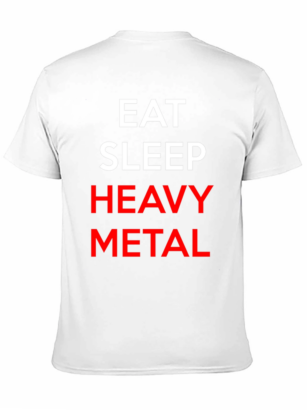 Eat Sleep Heavy Metal Black T-Shirt
