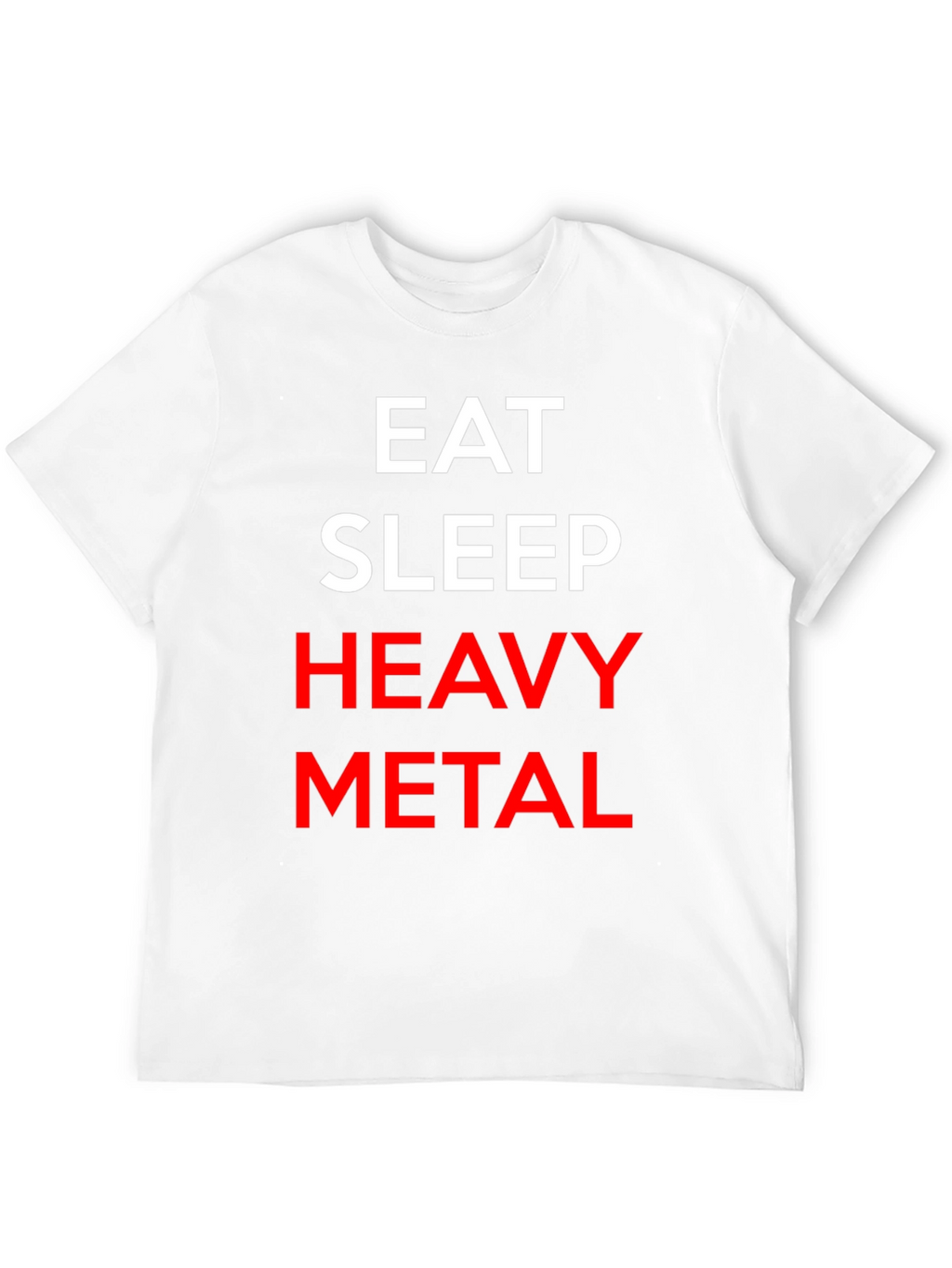 Eat Sleep Heavy Metal Black T-Shirt