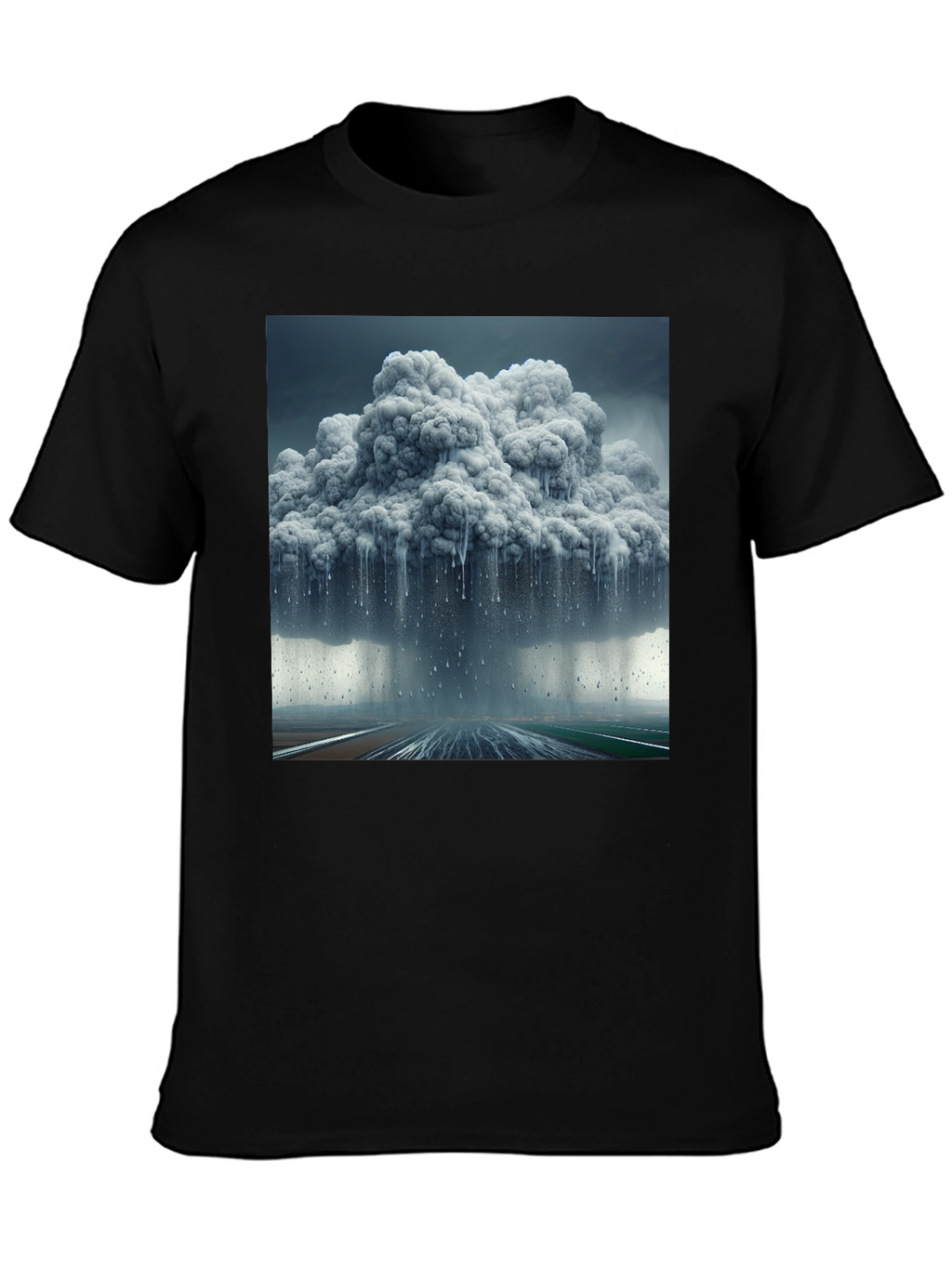 Stormy Cloud Graphic Tee - Weather Inspired Fashion