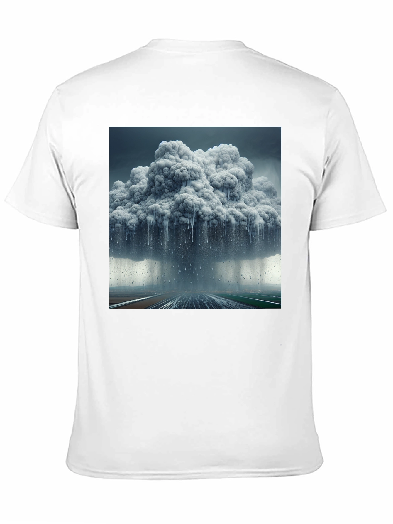 Stormy Cloud Graphic Tee - Weather Inspired Fashion