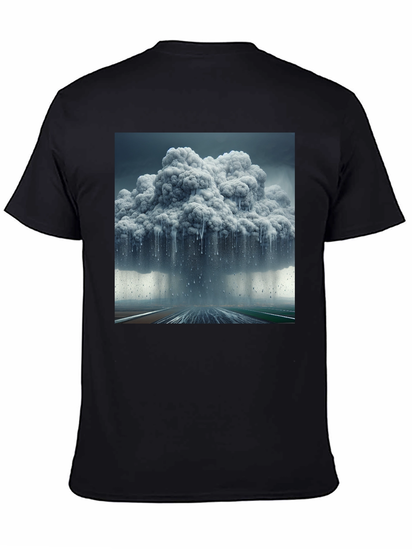 Stormy Cloud Graphic Tee - Weather Inspired Fashion