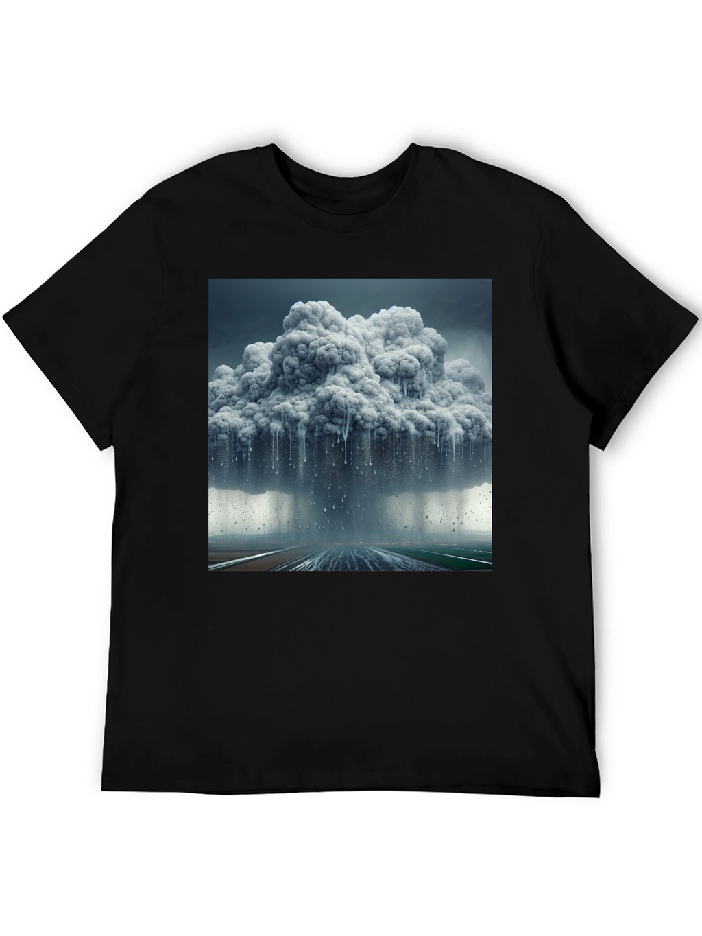 Stormy Cloud Graphic Tee - Weather Inspired Fashion