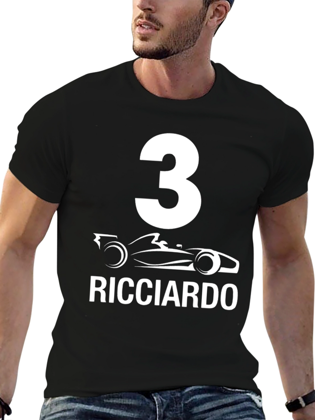Ricciardo Formula 1 Black T-Shirt - Fan Edition