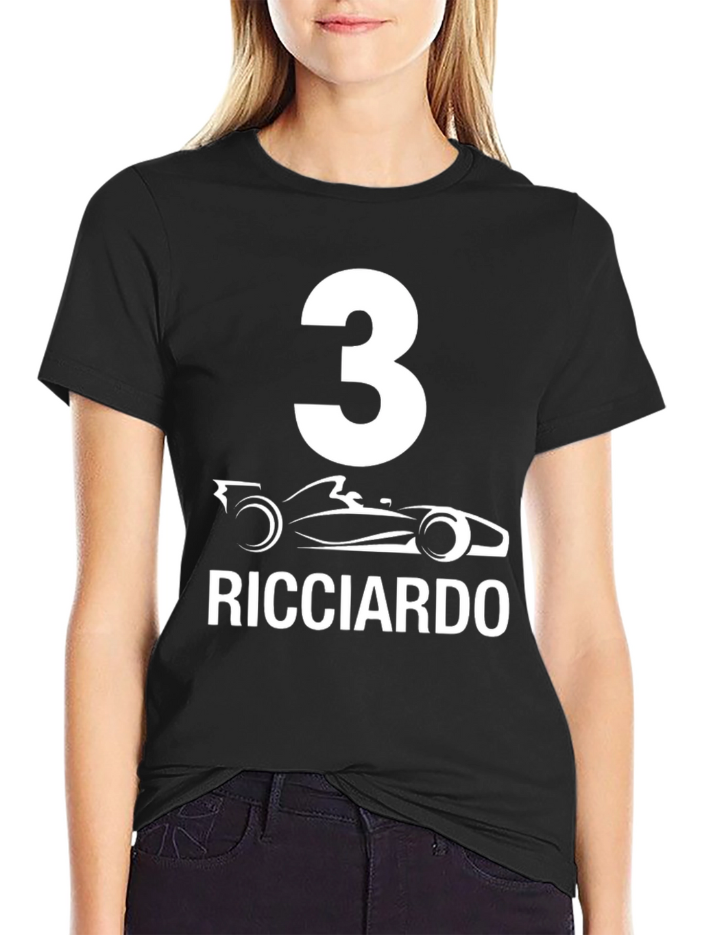 Ricciardo Formula 1 Black T-Shirt - Fan Edition