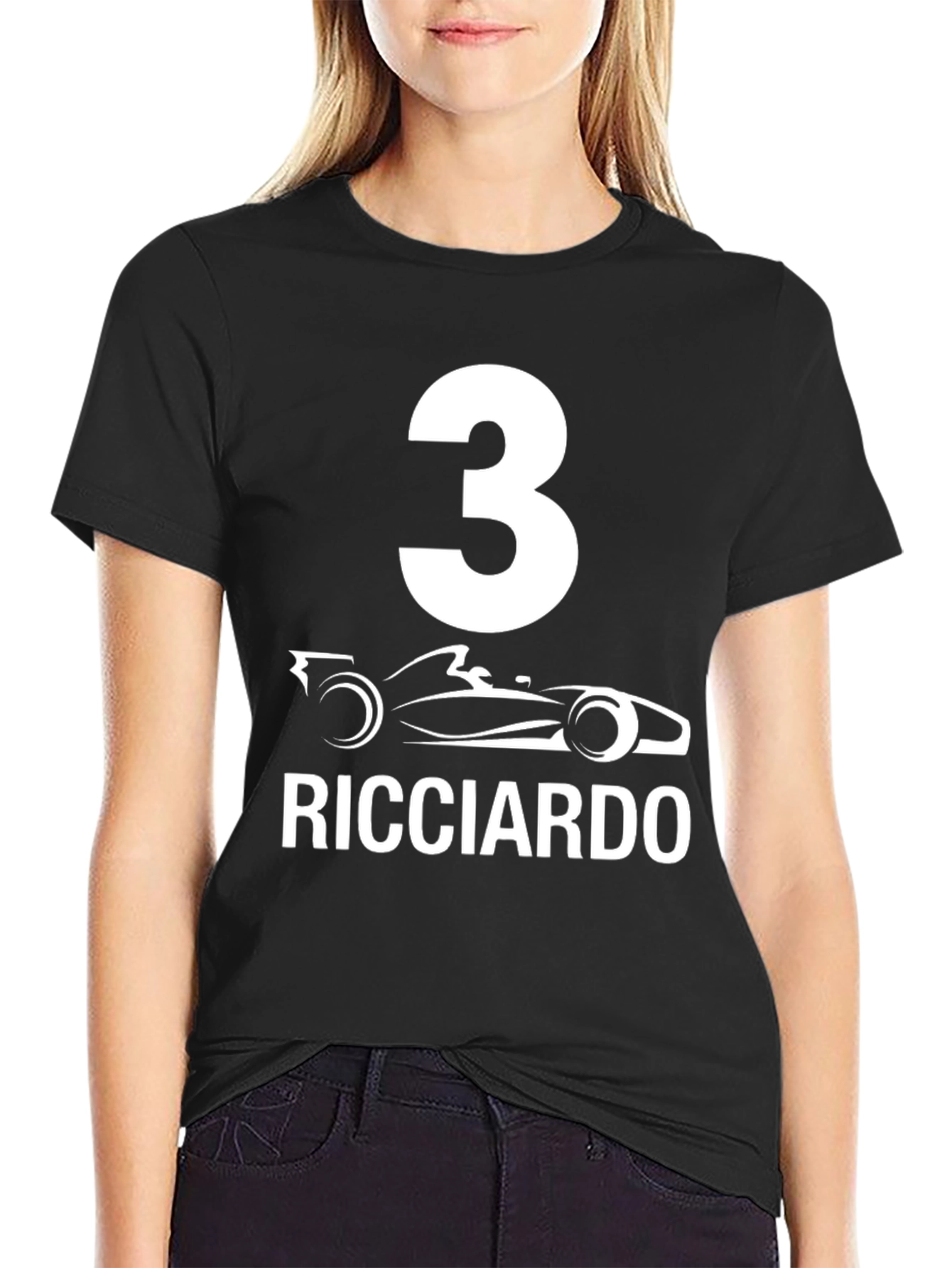 Ricciardo Formula 1 Black T-Shirt - Fan Edition