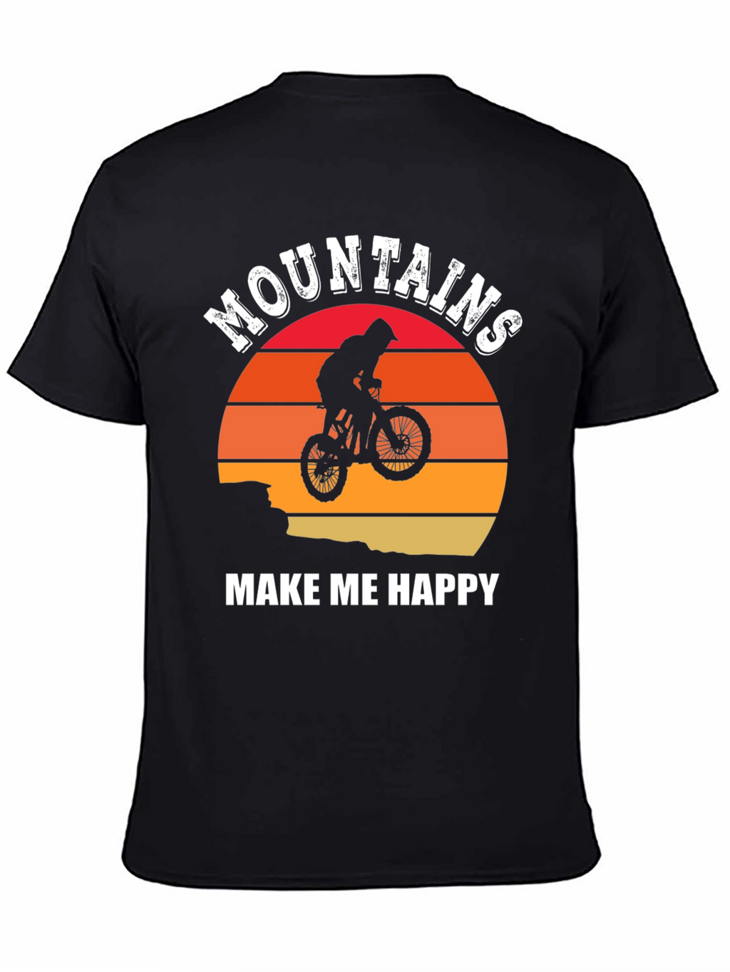 Mountains Make Me Happy Graphic T-Shirt