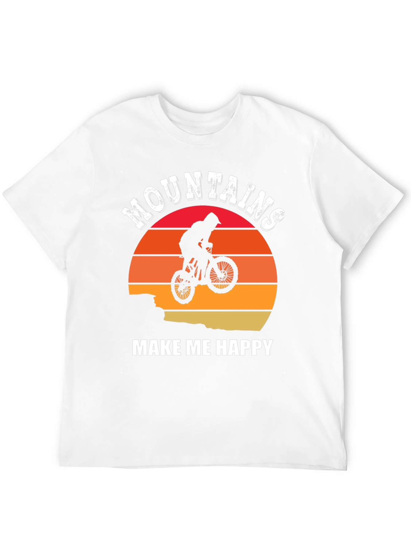 Mountains Make Me Happy Graphic T-Shirt