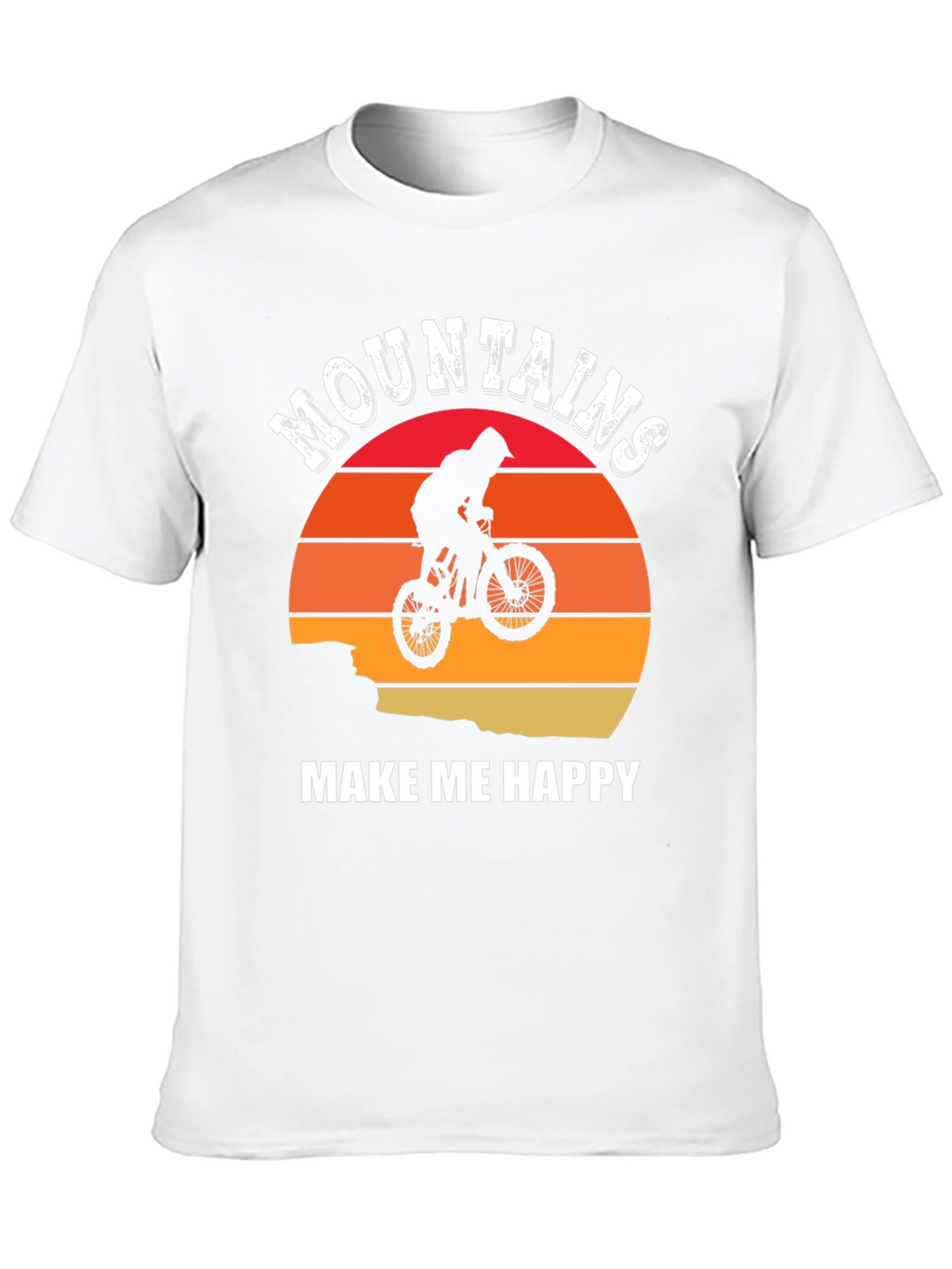 Mountains Make Me Happy Graphic T-Shirt
