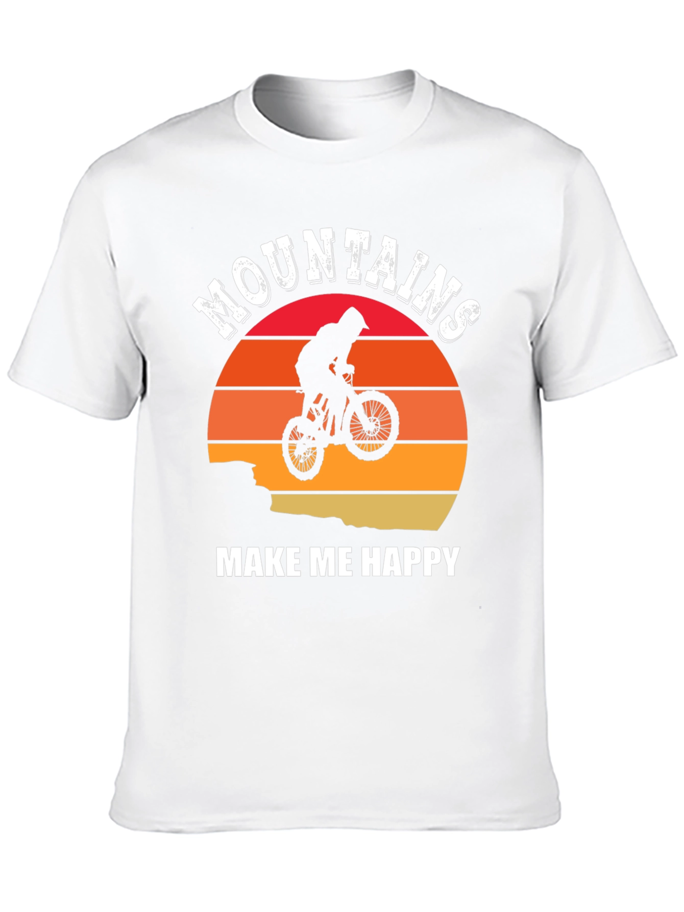 Mountains Make Me Happy Graphic T-Shirt